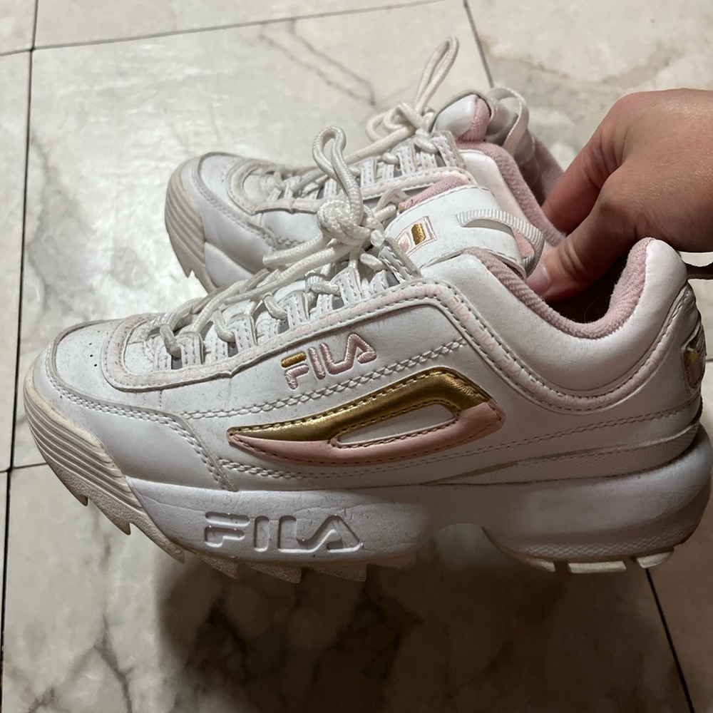 Fila pink disruptor II sneakers